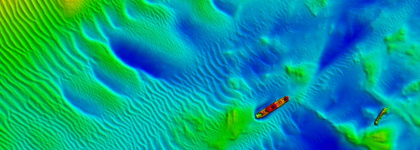 Crab fishery bathymetry